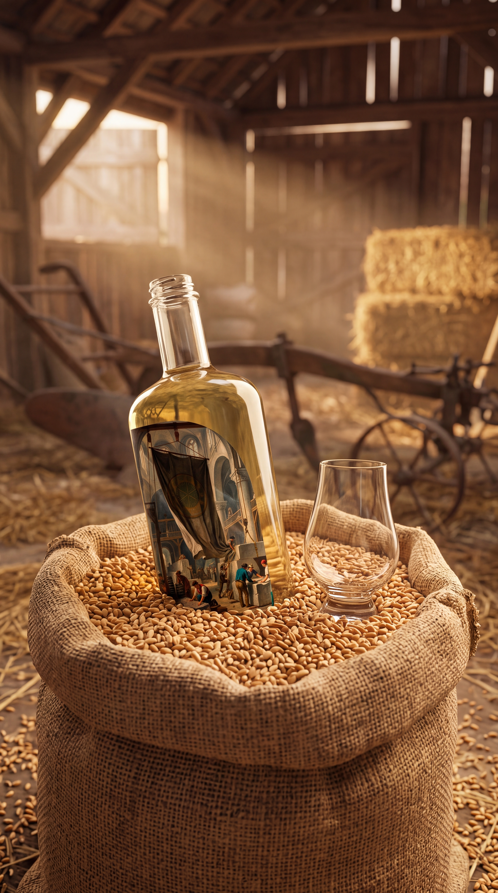 Cuvée Fondateurs — céréales et grange, origine du whisky