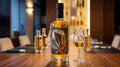 Cuvée Fondateurs — bouteille 70 cl et verre de dégustation