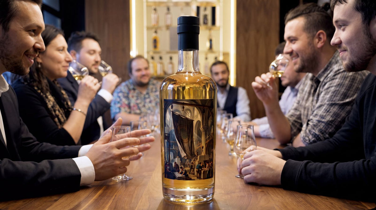 Dégustation collective de la Cuvée Fondateurs par les membres de la Guilde